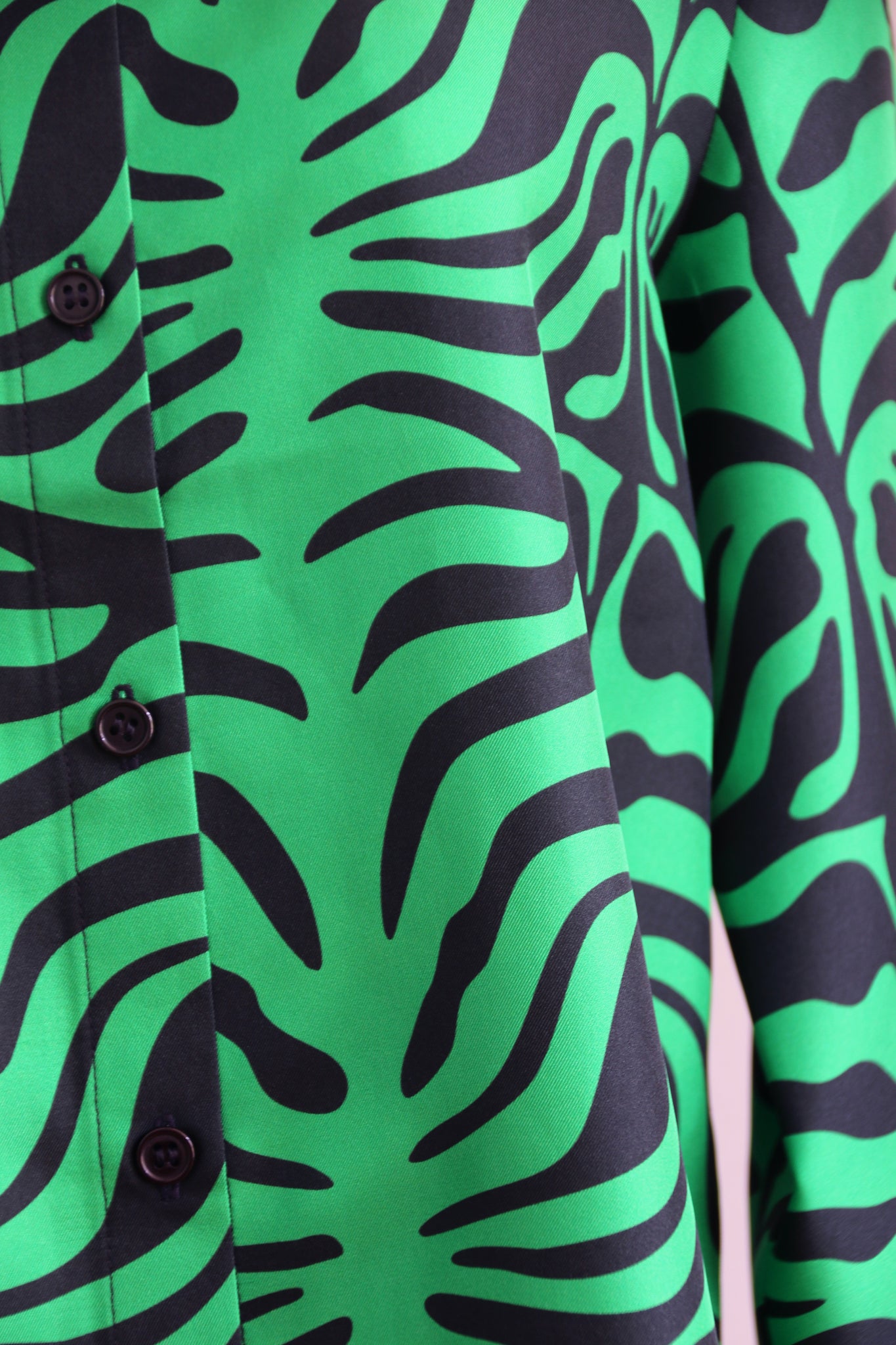 Katyusha Green Zebra classic blouse
