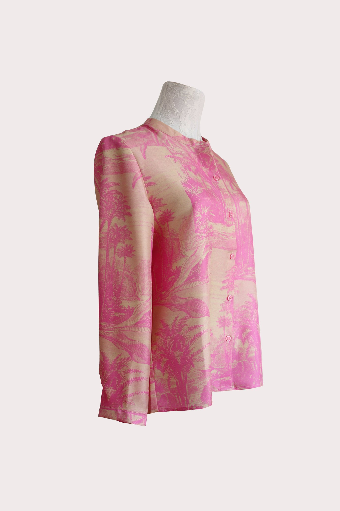 Katyusha Pink Forest classic blouse